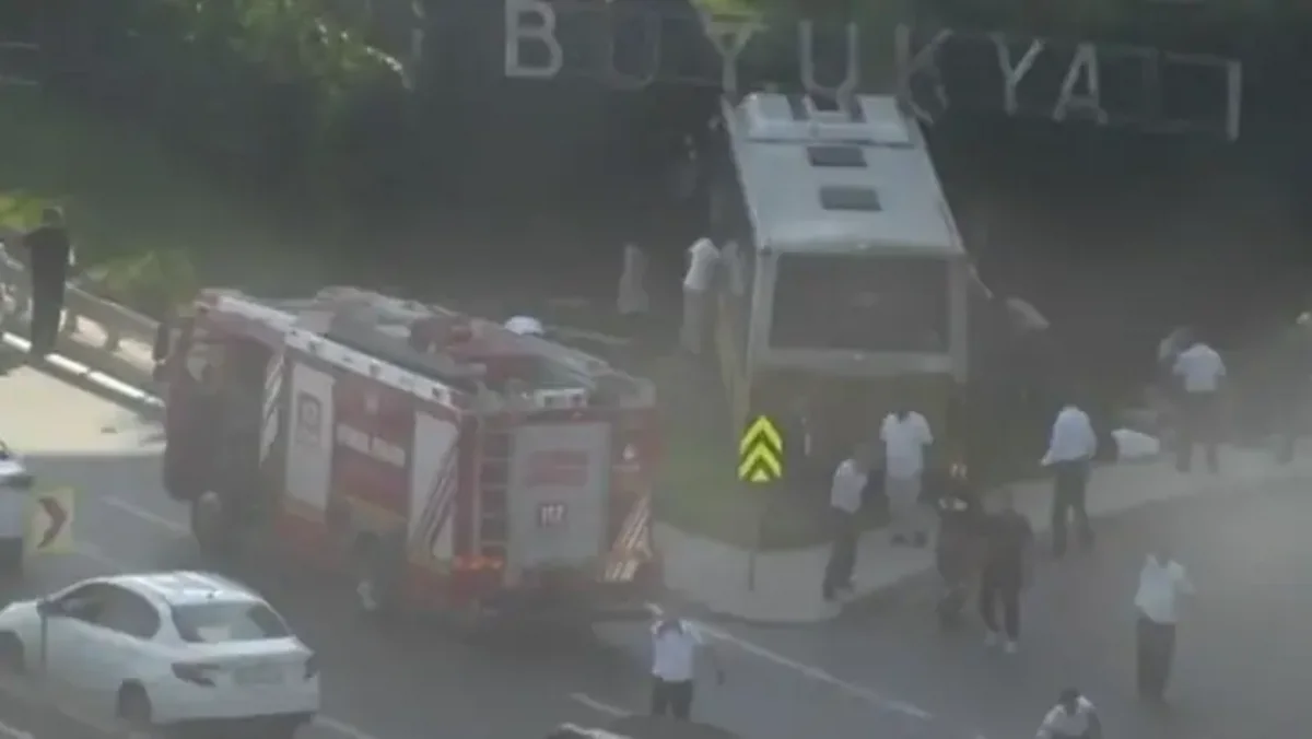 Bus accident in Istanbul, one dead and nearly 20 injured