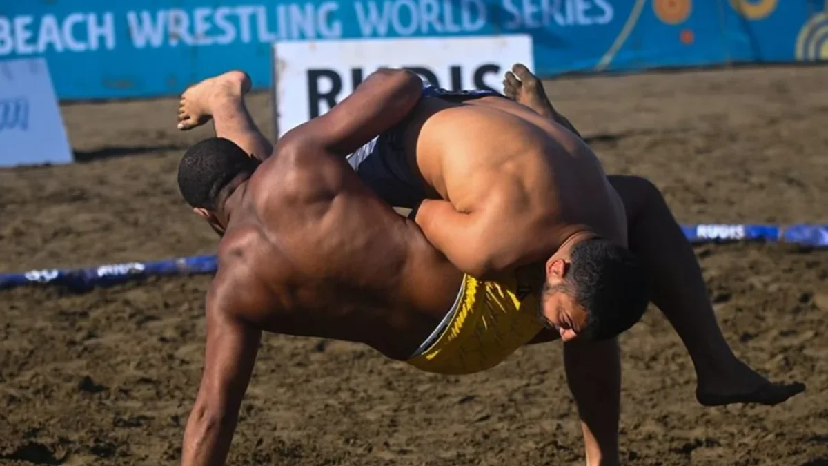6 Azerbaijani athletes have reached the semifinals of the 4th stage of the Beach Wrestling World Series