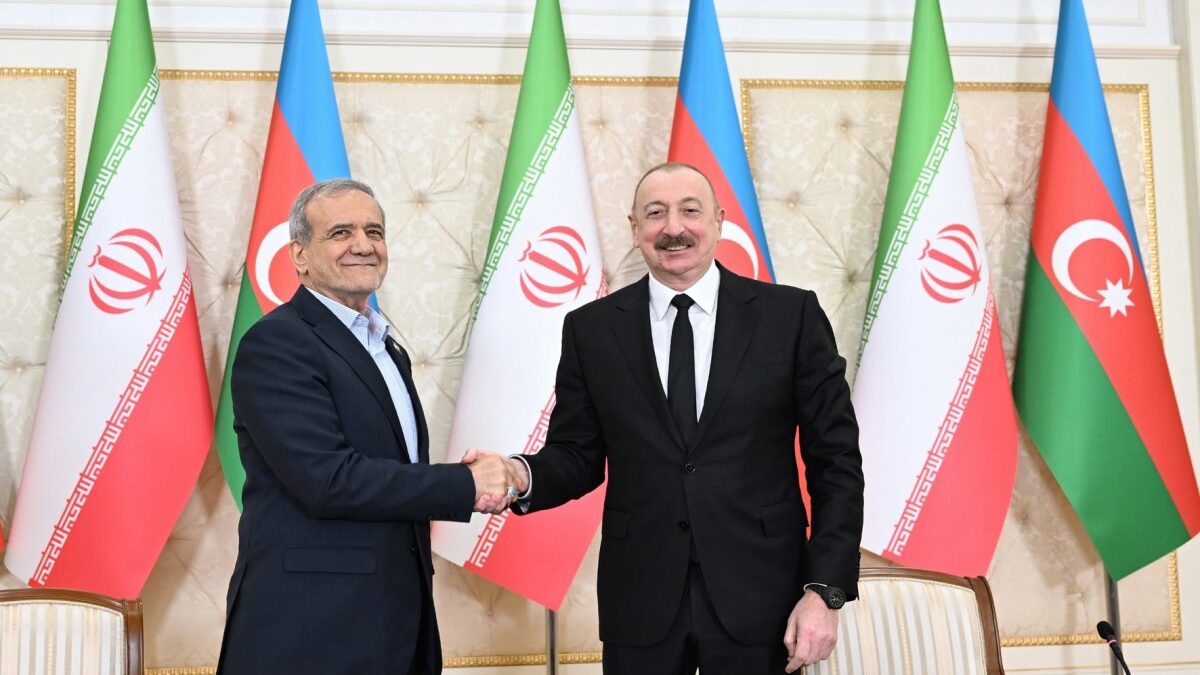President Ilham Aliyev has thanked Masoud Pezeshkian