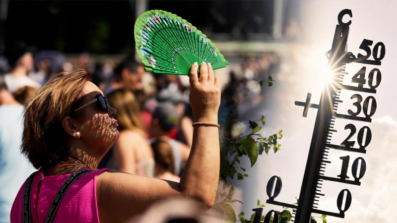 Record-breaking temperatures in Western Europe in summer