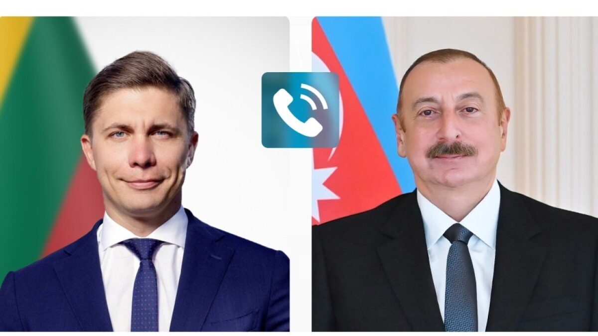 Prime Minister of Lithuania called President Ilham Aliyev