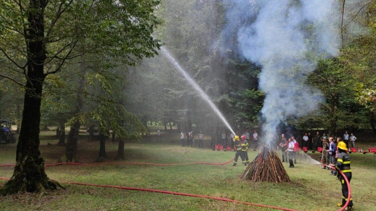 Fire safety training held in forests – VIDEO