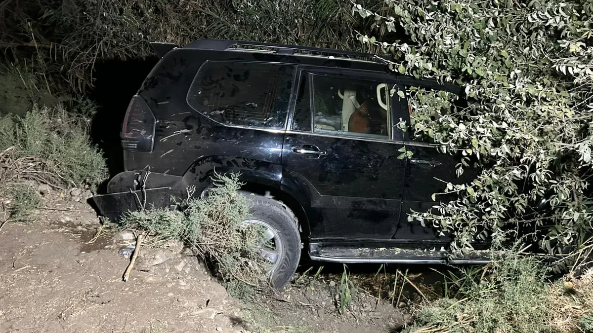 Car overturns in Kurdamir, five people injured