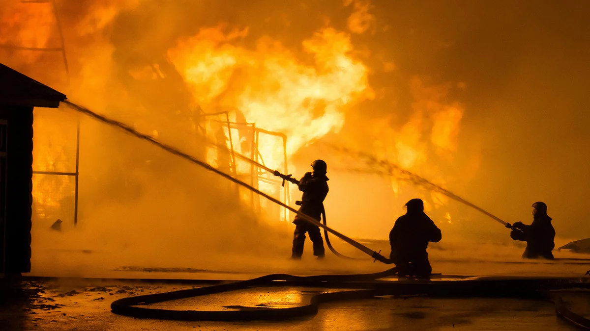 Fire occurred in Ganja city
