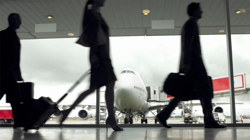 Aircraft strikes ground handling employee