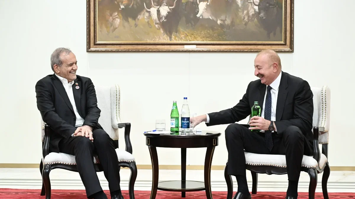 Ilham Aliyev hosted Masoud Pezeshkian with “Istisu”