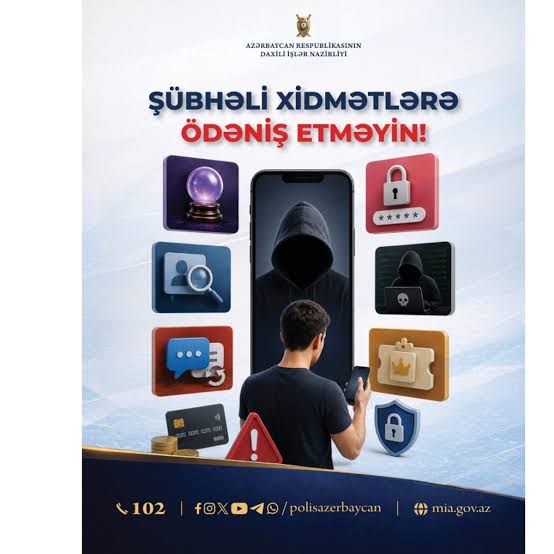 The MIA has issued a warning to citizens regarding fake services on social networks
