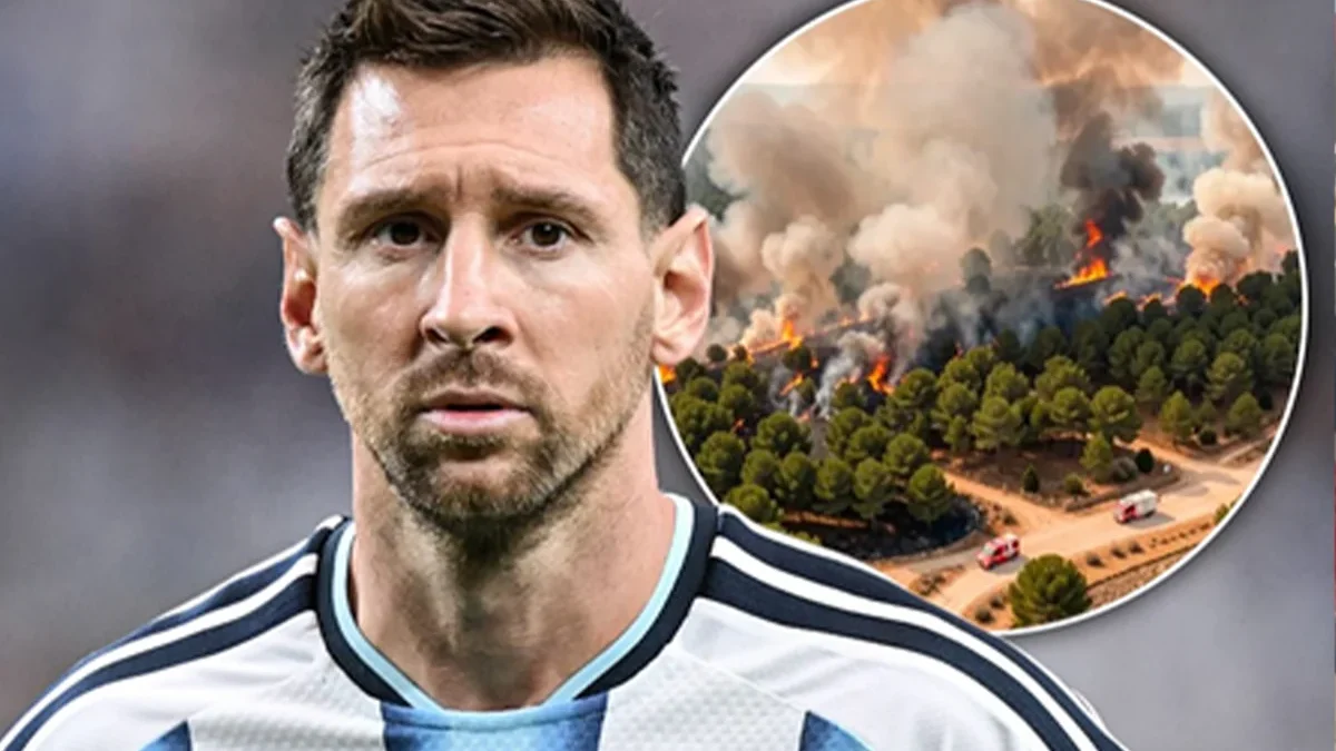 Messi has donated 80 thousand euros to the region affected by forest fires in Spain
