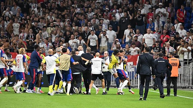 Champions League: 6 people detained after the Lyon vs Fenerbahce match