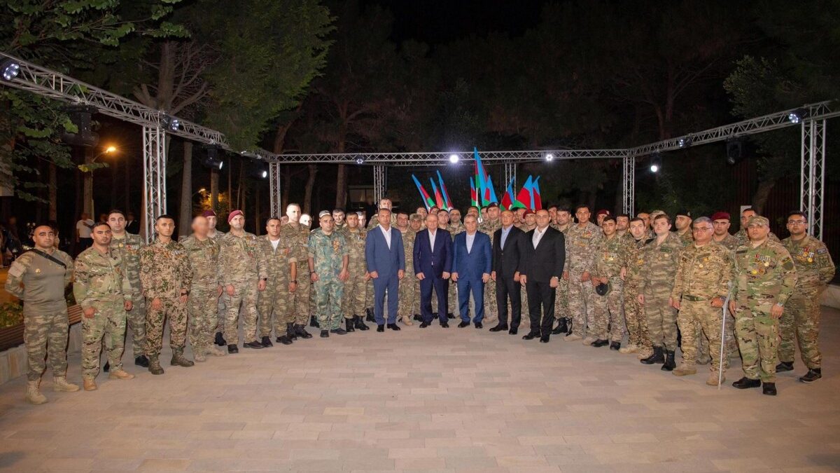 A meeting with participants of the Patriotic War was organized at the “Bilgah” Recreation Center of the SSS