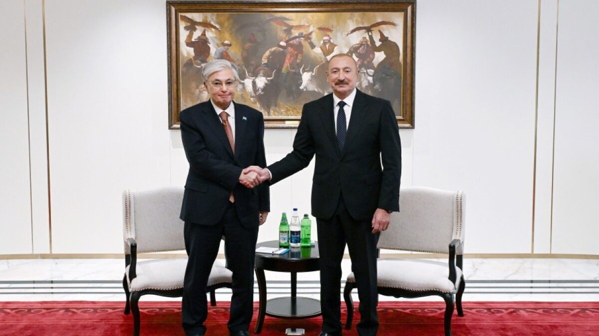President Ilham Aliyev met with Kassym-Jomart Tokayev in Bishkek – UPDATED-1