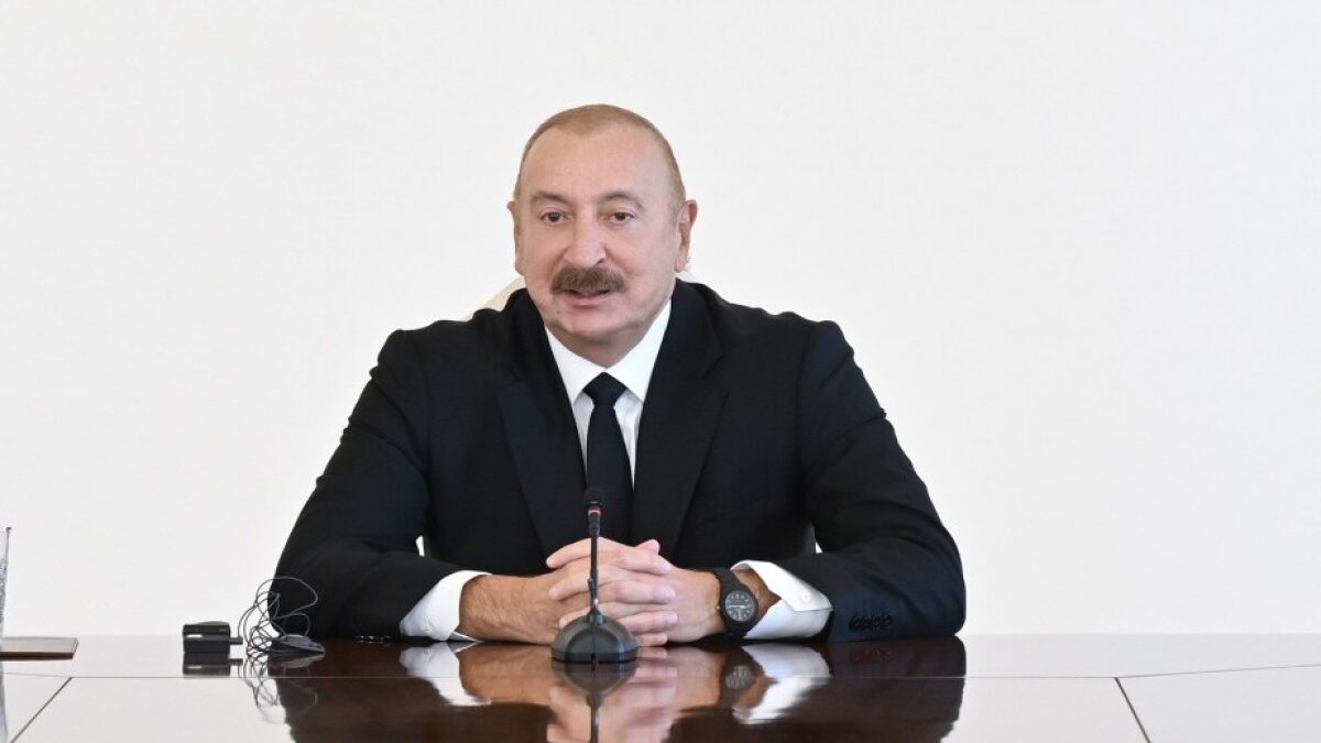 President Ilham Aliyev spoke about Armenia’s destructive attitude towards mosques during a meeting with religious leaders
