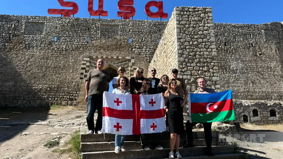 Georgian journalists and bloggers have visited Shusha city