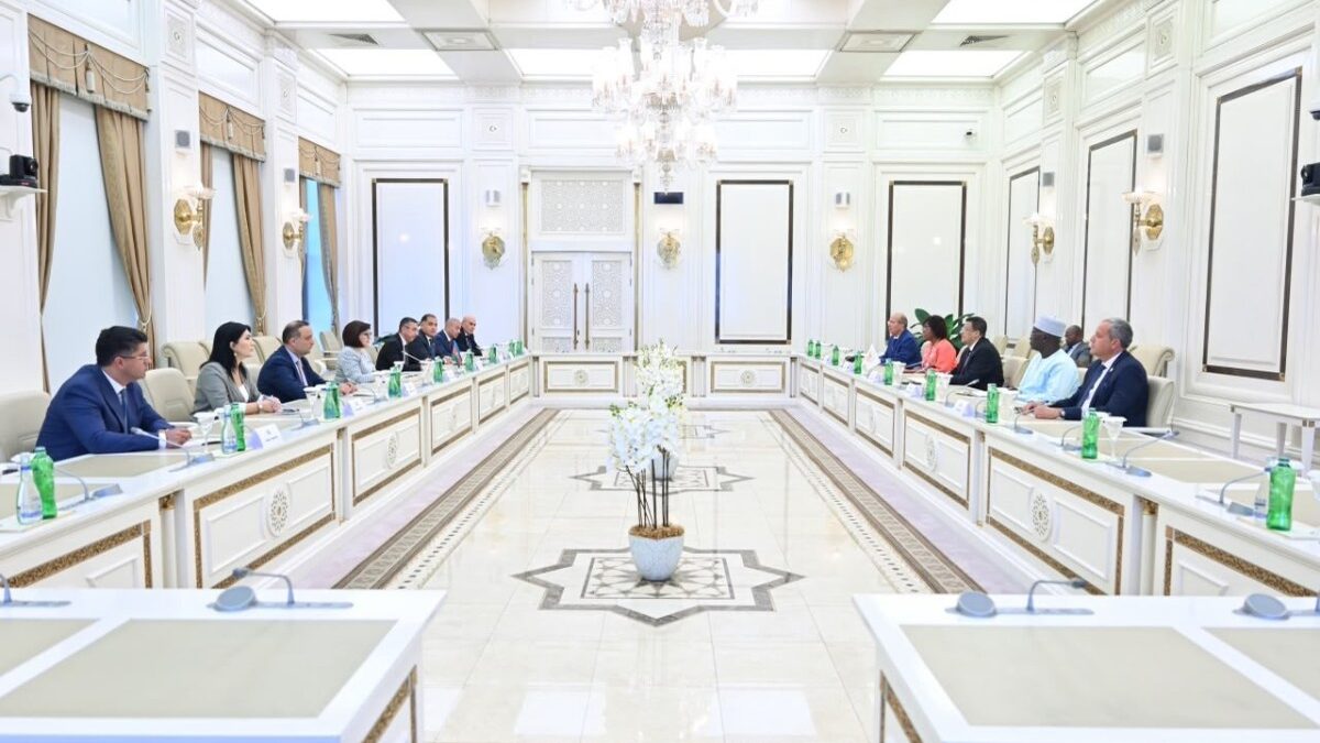 Sahiba Gafarova met with the President of the Pan-African Parliament