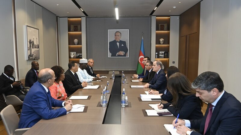 Jeyhun Bayramov met with the President of the Pan-African Parliament