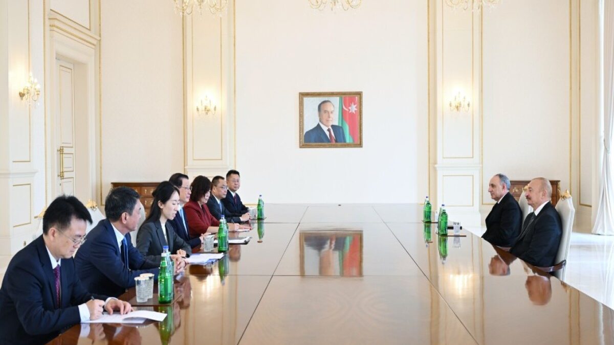 President Ilham Aliyev received the Prosecutor General of China
