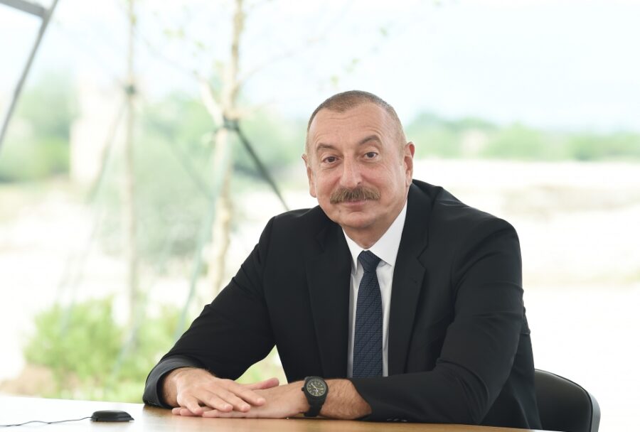 When the Armenians were leaving Lachin… – The President spoke about that ridiculous incident