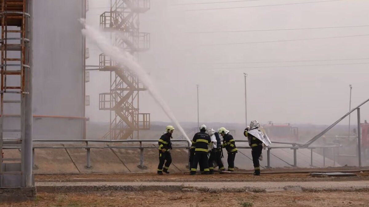 The State Fire Protection Service of the Ministry of Emergency Situations held a drill – VIDEO