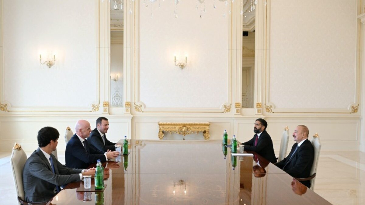 President Ilham Aliyev received Gianni Infantino