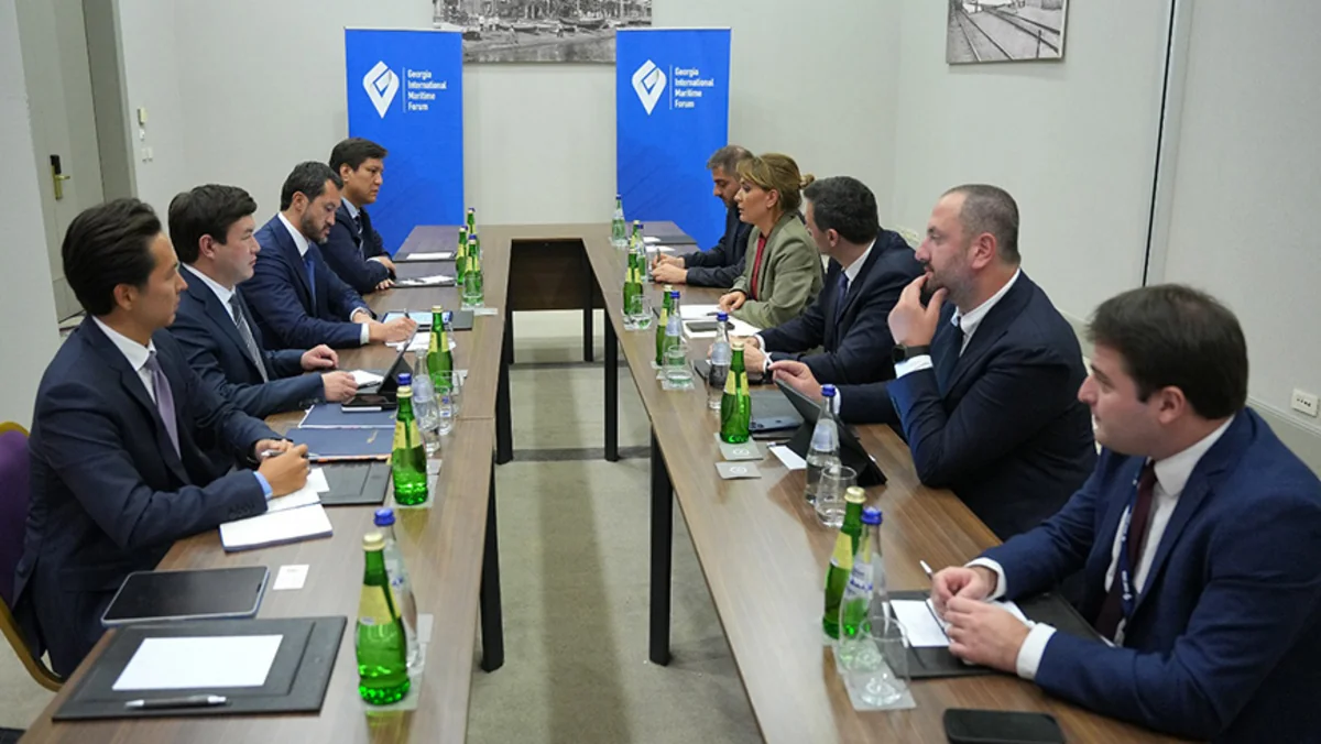 Georgia and Kazakhstan discussed increasing cargo turnover in the Middle Corridor