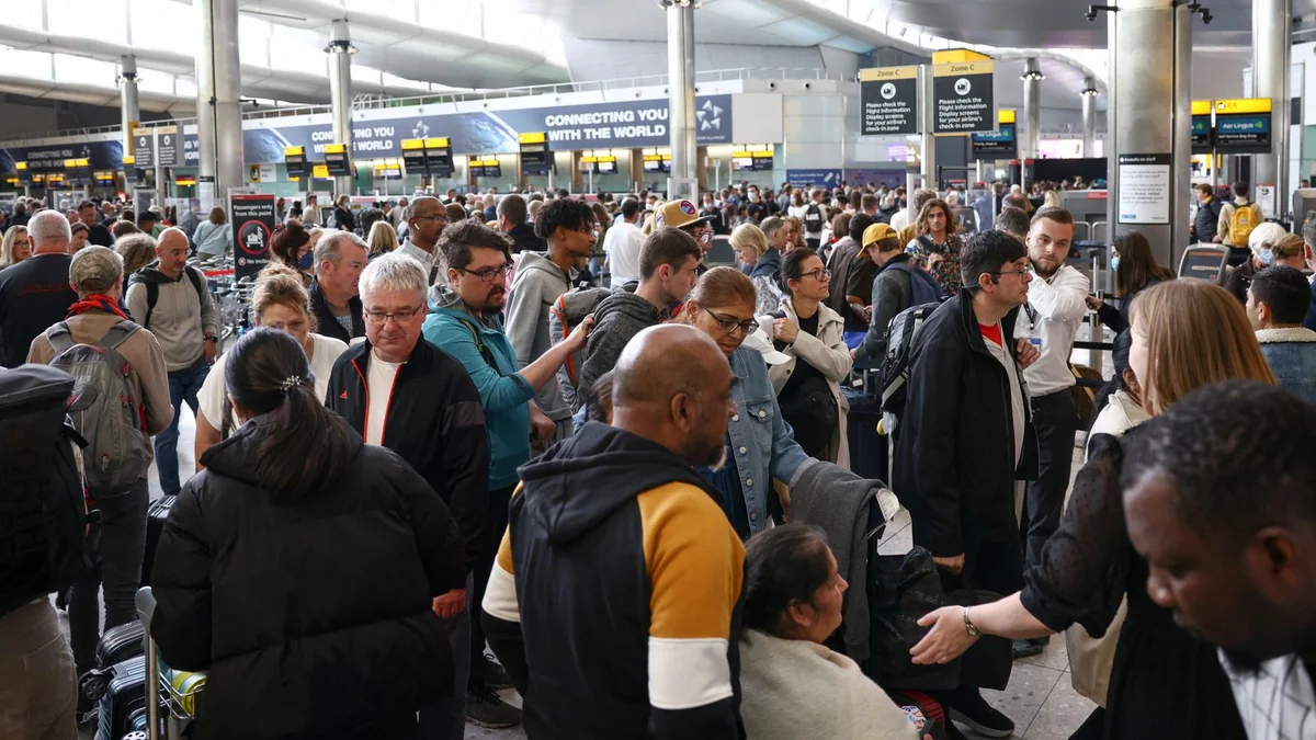 Operations at UK airports disrupted