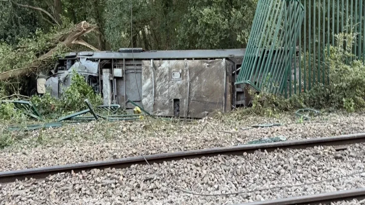 44 people injured as a result of a train derailment in France