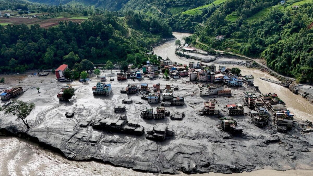 The number of flood victims in Nepal has reached approximately 1.3 thousand