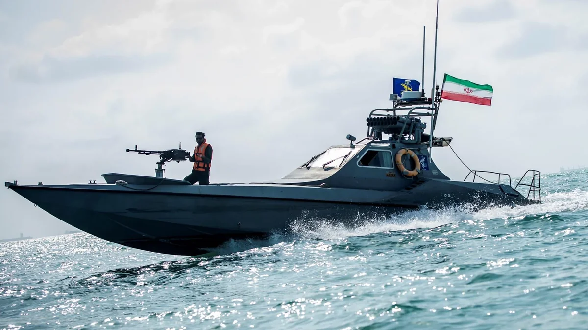 US military destroys two IRGC boats