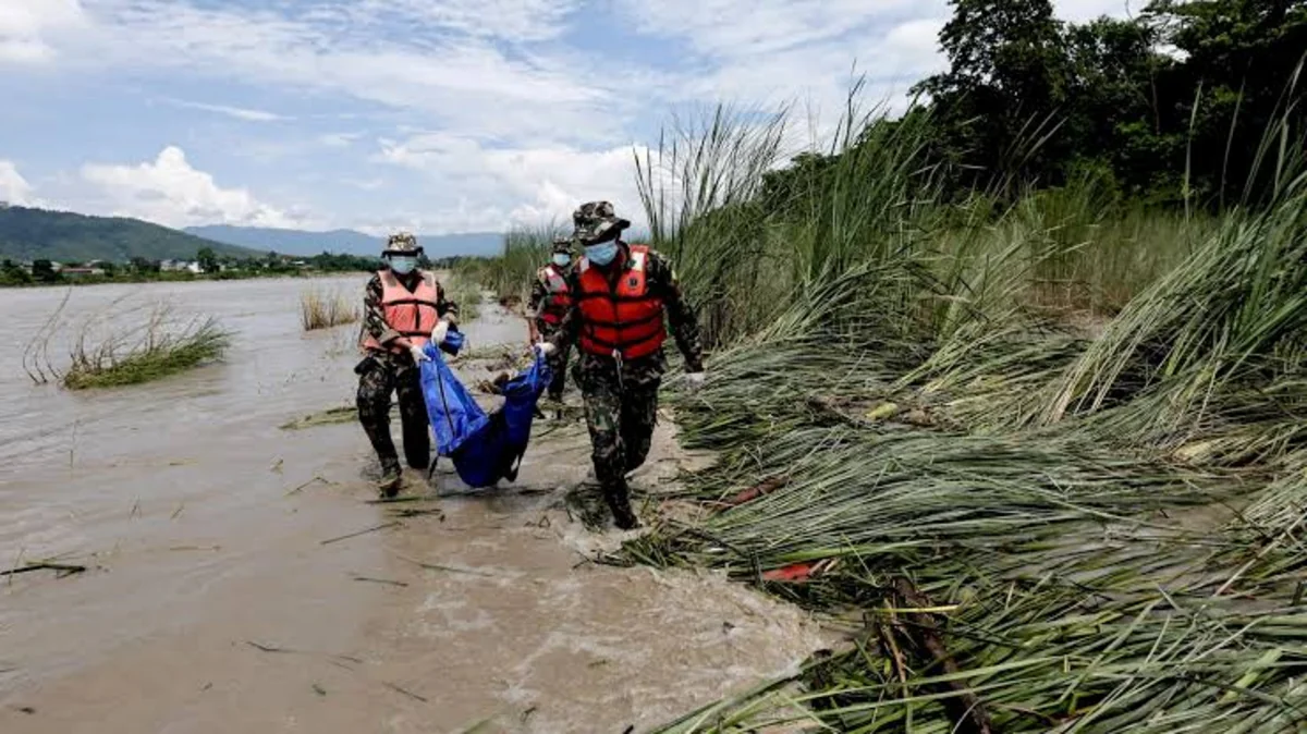The number of landslide victims in Nepal has reached 1,403