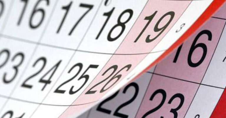 There will be 8 non-working days in September