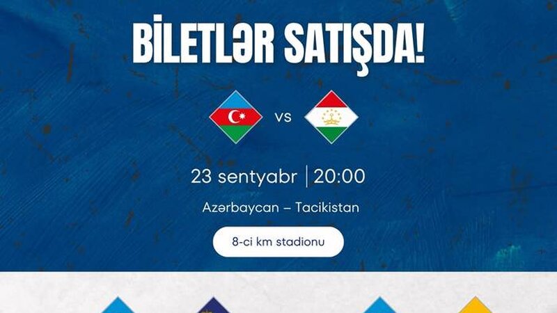 Tickets for Azerbaijan national team matches are now on sale