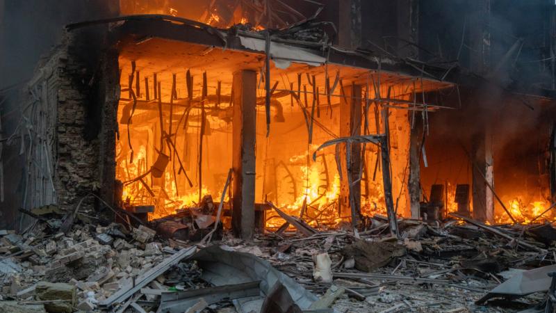 Two people killed, 10 injured in Russian air attack on Kyiv