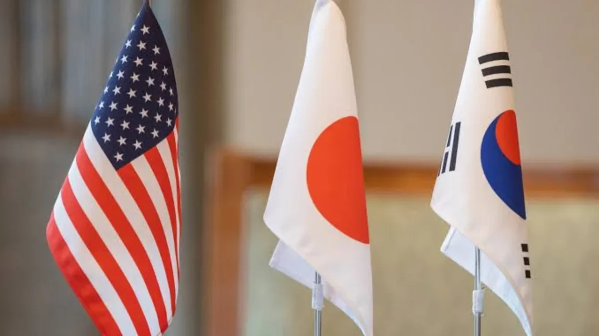 The US, Japan, and South Korea have established a trilateral partnership