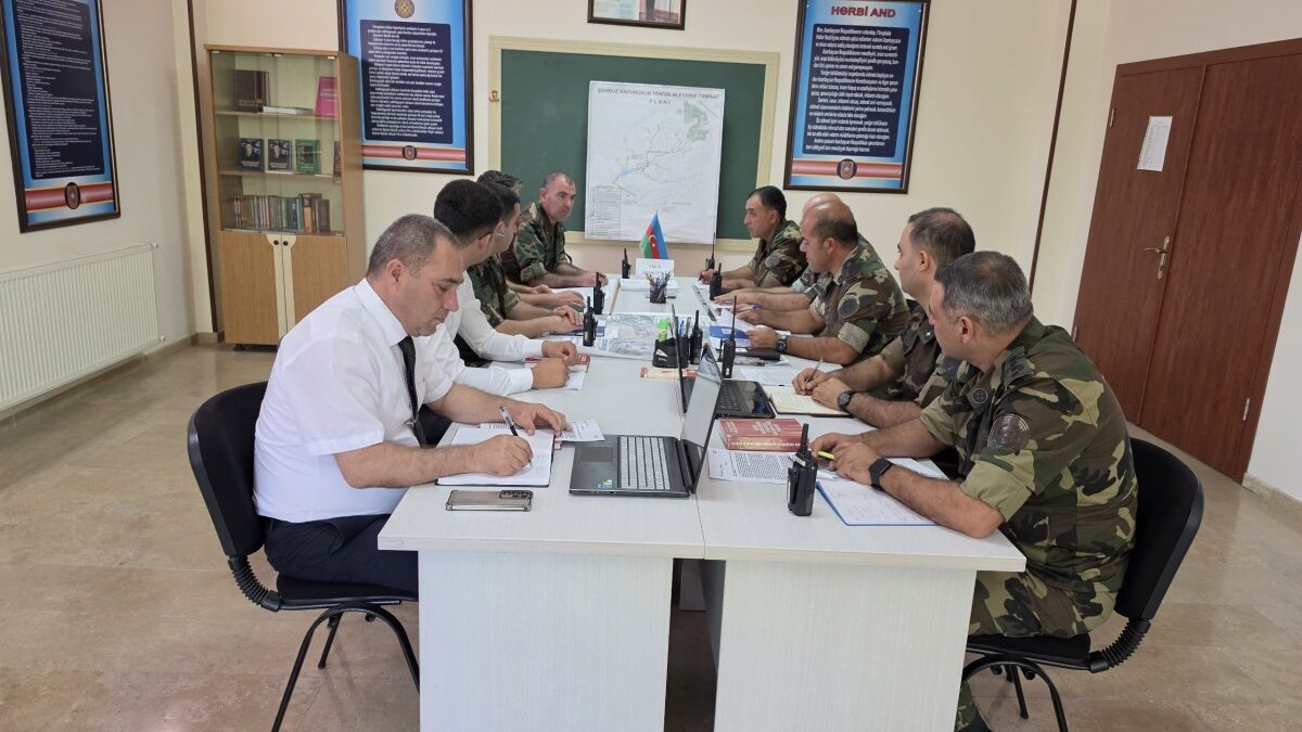 Staff exercise on emergency situations held in Nakhchivan