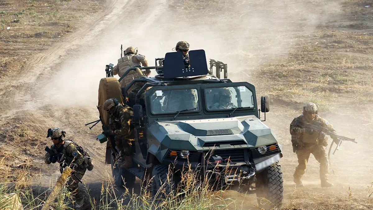 Military personnel from Azerbaijan, Turkey, and Uzbekistan have executed tasks of protected advance under fire support