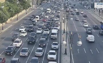 Traffic congestion on these roads in Baku – LIST