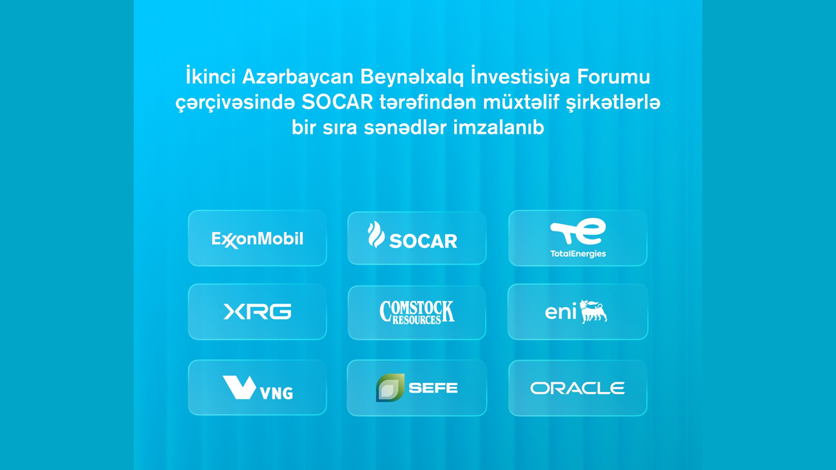 SOCAR signed documents with various companies within the framework of the 2nd Azerbaijan International Investment Forum
