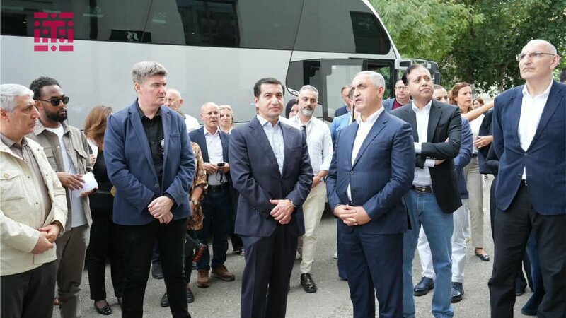 Representatives of the diplomatic corps have set off for Aghdara and Kalbajar
