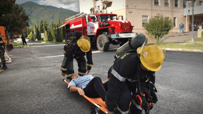 The State Fire Protection Service of the MES conducted an exercise in Zagatala – PHOTO-VIDEO