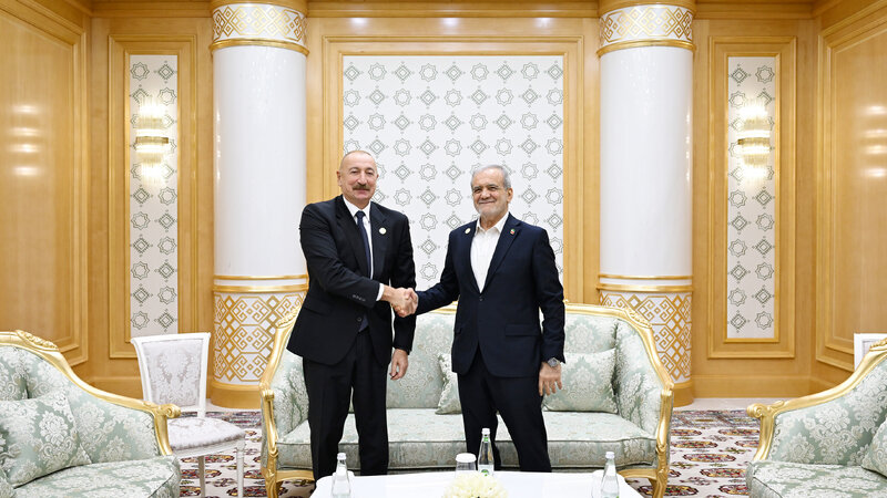 Meeting between Ilham Aliyev and the President of Iran held in Turkmenbashi – UPDATED