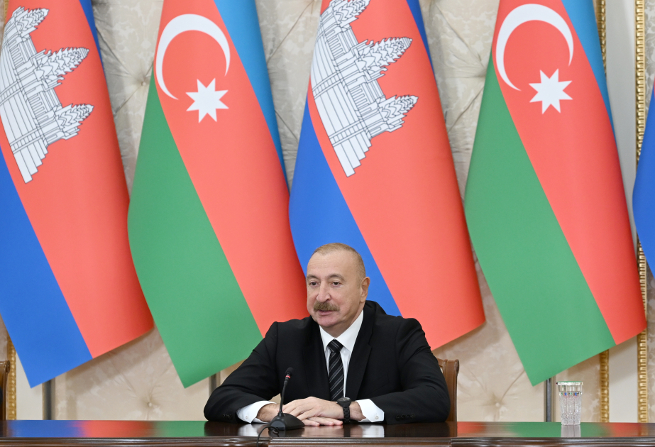 President Ilham Aliyev: We cooperate very closely with Cambodia in international organizations