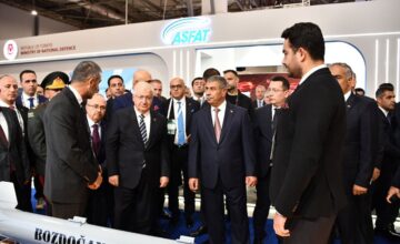 Azerbaijan and Turkey’s Defense Ministers Visit ADEX 2026 Exhibition