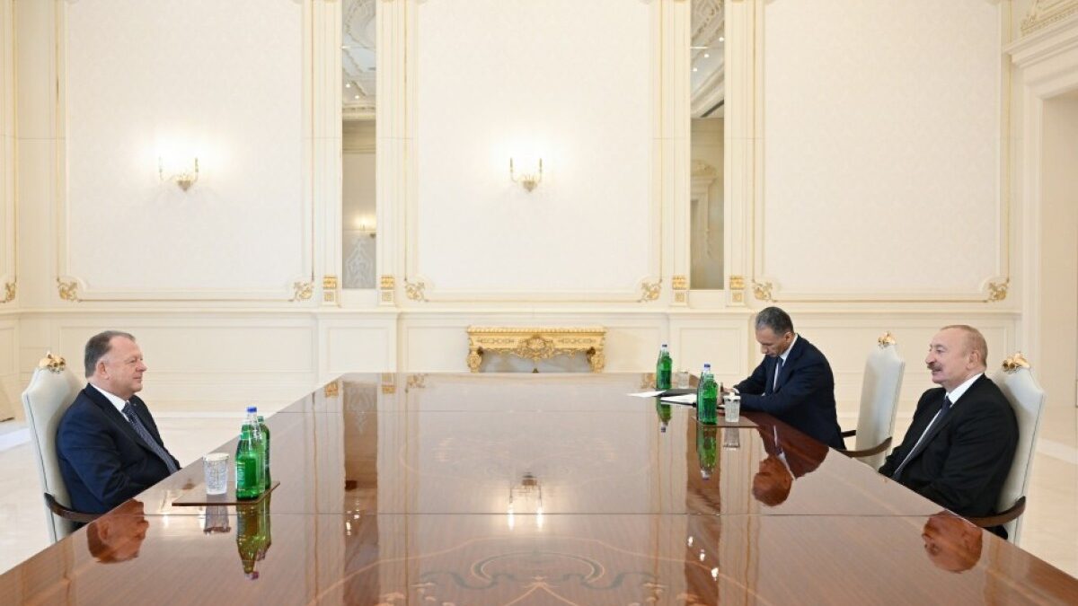 President Ilham Aliyev Receives President of the International Judo Federation