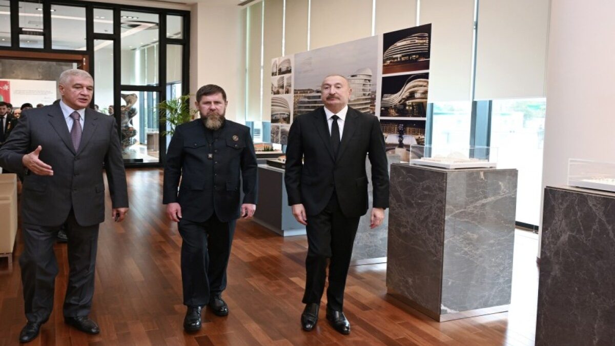 President Ilham Aliyev and Ramzan Kadyrov visited “Baku White City”
