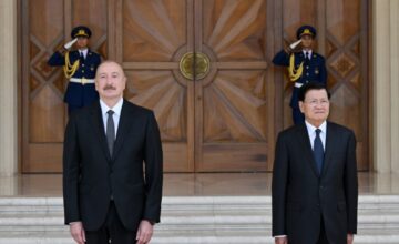 Official welcome ceremony for the President of Laos held in Baku