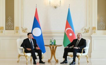 One-on-one meeting between the Presidents of Azerbaijan and Laos was held