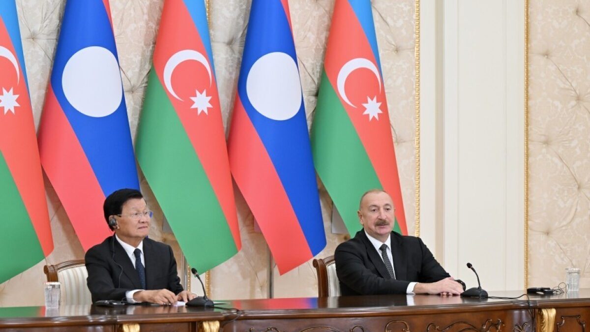 Video clip shared on President’s social media accounts about the visit of the President of Laos to Azerbaijan