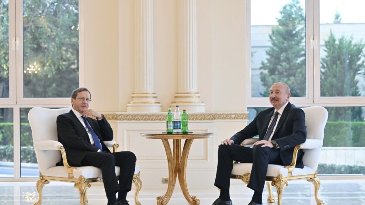President Ilham Aliyev met with the President of Israel