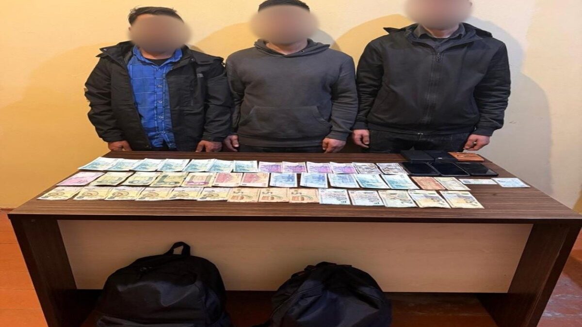 Foreign nationals attempting to cross the state border detained