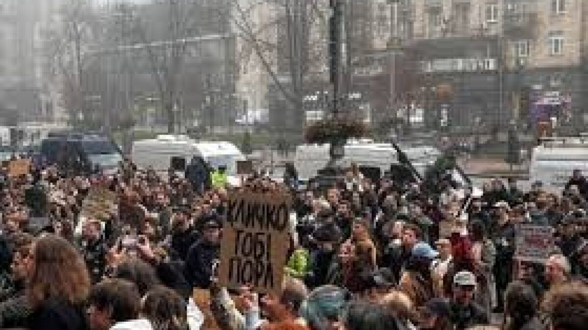 Protest held in Kyiv demanding Klichko’s resignation